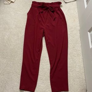 Red trousers